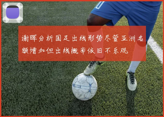 谢晖分析国足出线形势尽管亚洲名额增加但出线概率依旧不乐观